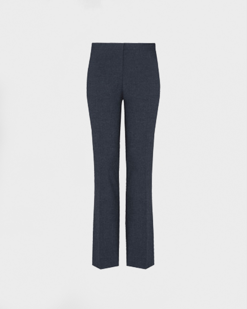 Girls Fitted Navy Smart Trousers