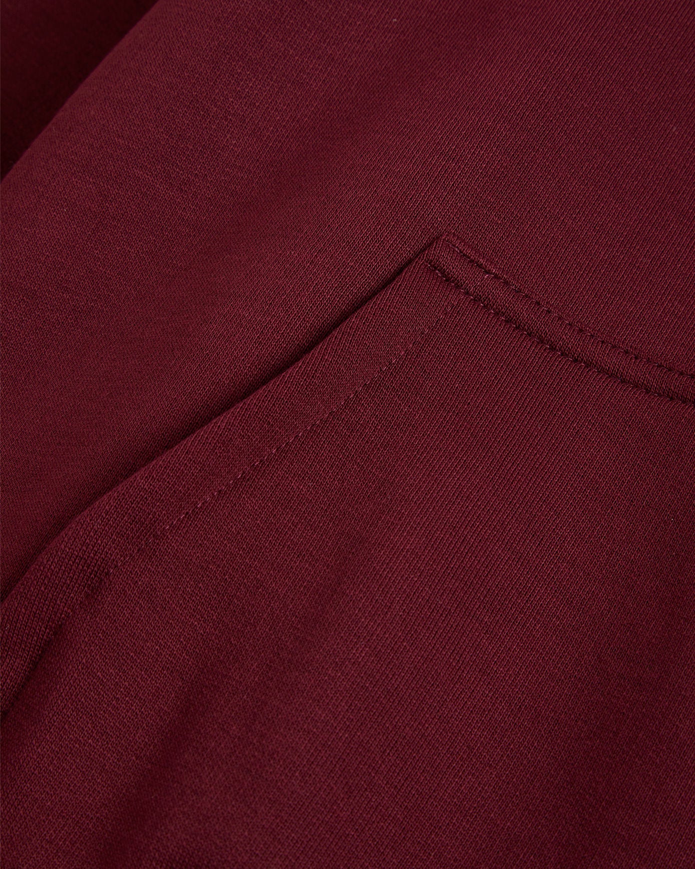 Unisex Maroon-Blue Hoodie