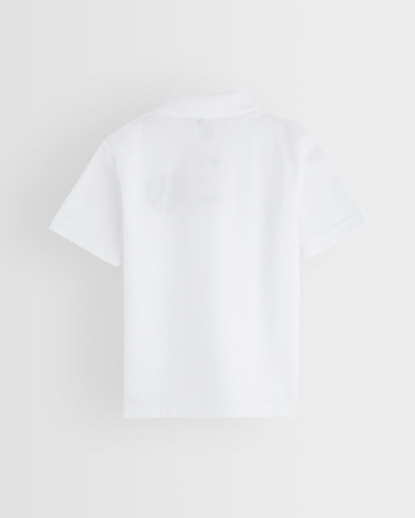 Unisex White PE Polo