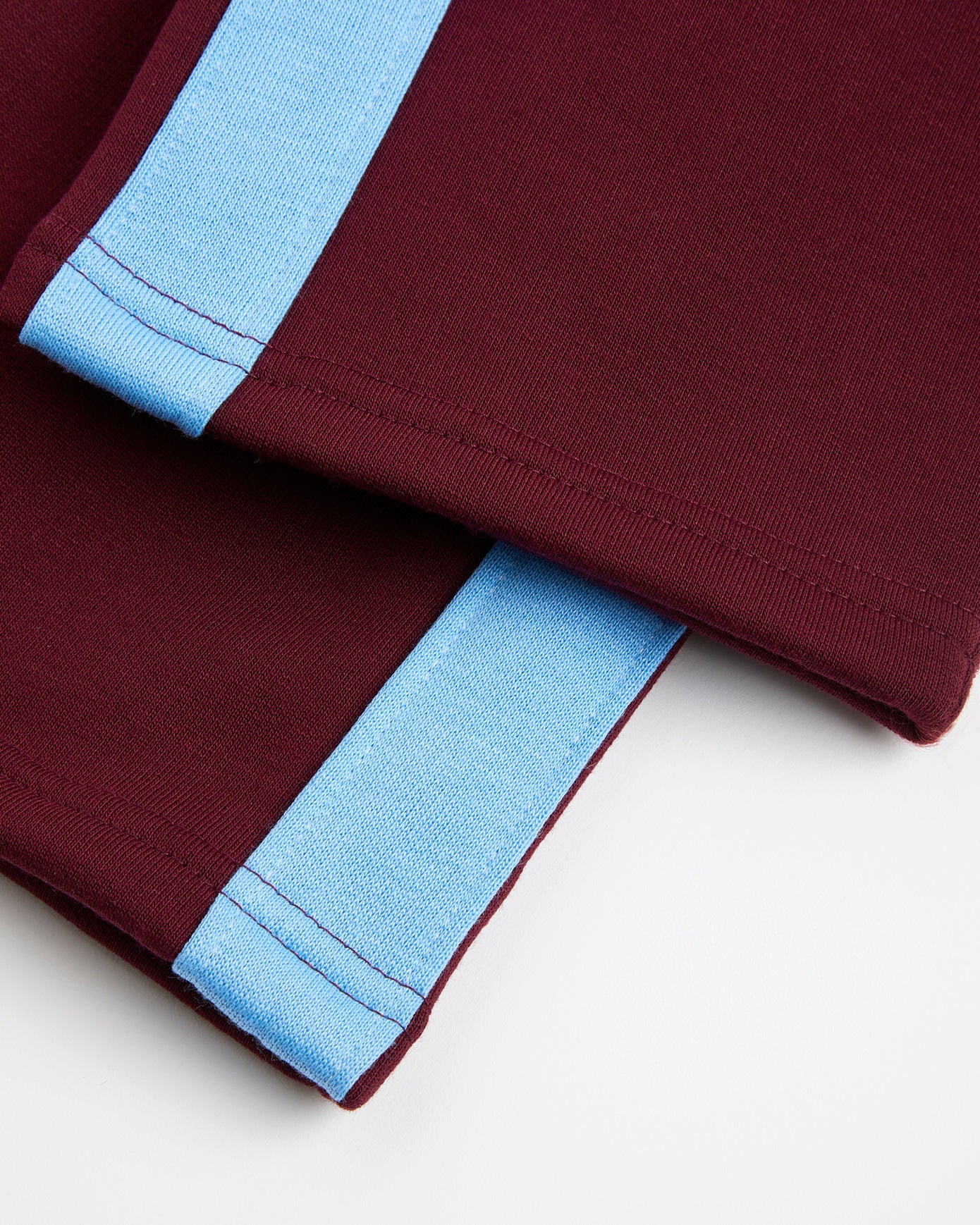 Unisex Maroon-Blue Joggers
