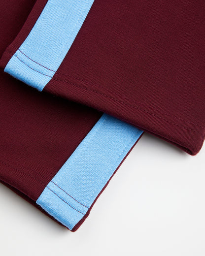 Unisex Maroon-Blue Joggers
