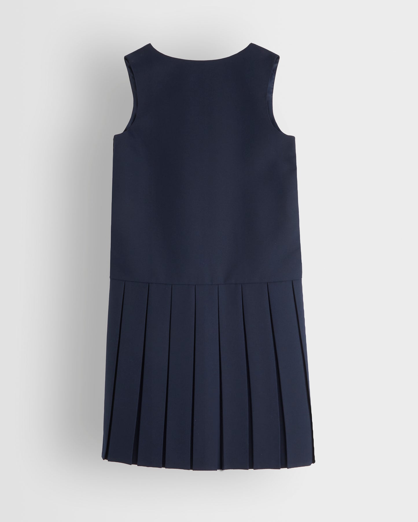 Girls Navy Pinafore
