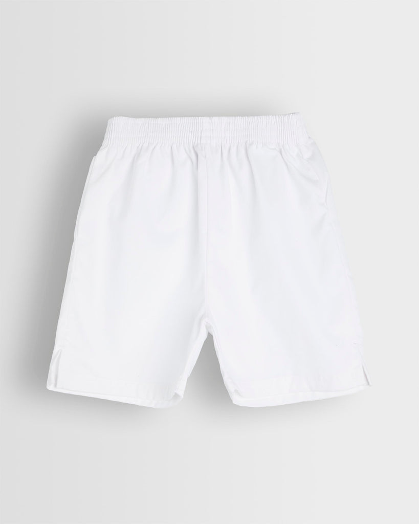 ECI Boys White PE Shorts Back