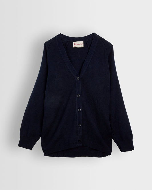 Girls Navy Cardigan