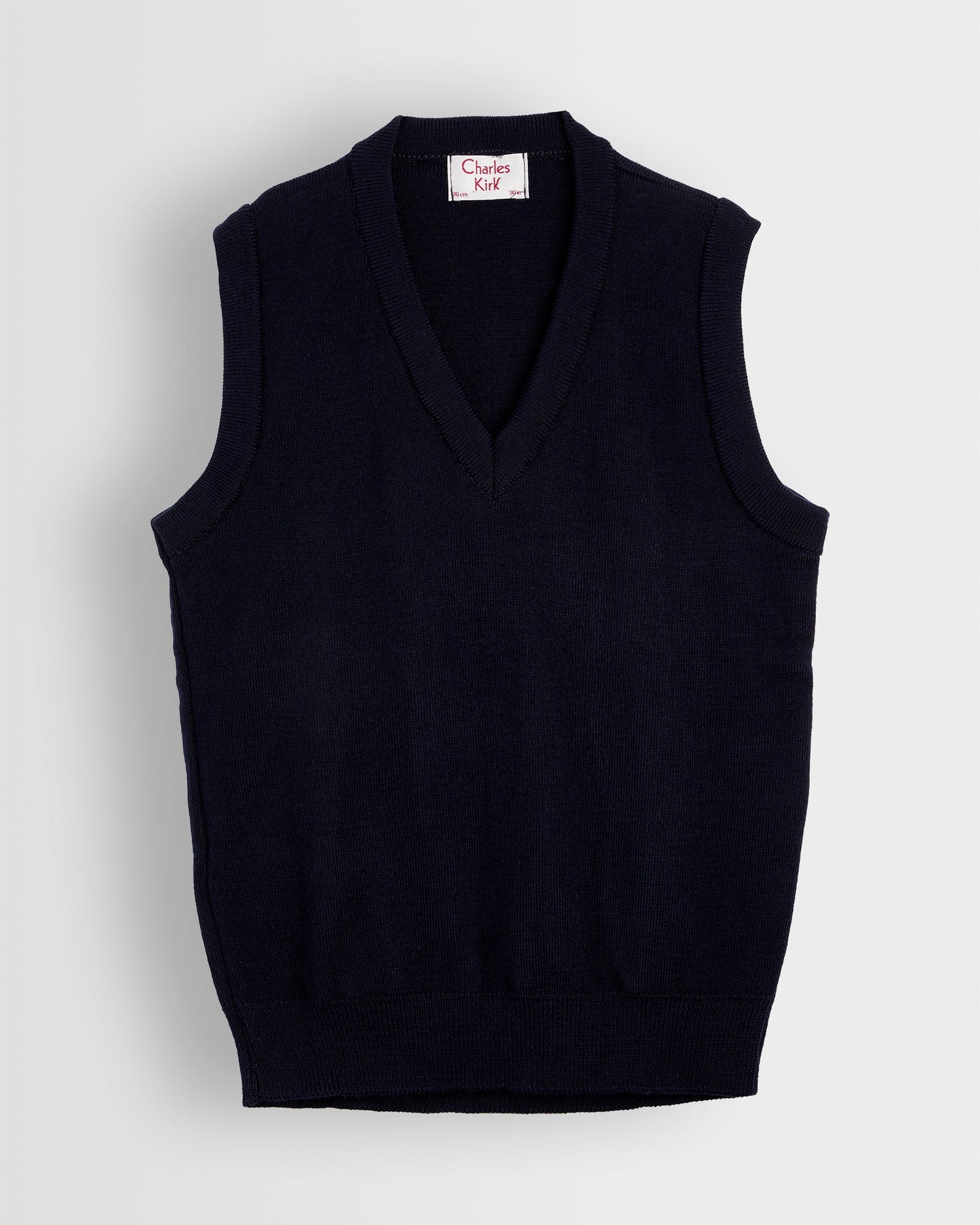 Boys Navy Sleeveless Pullover