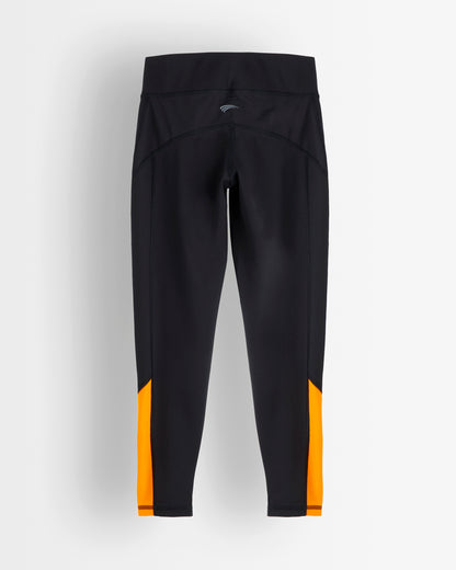 Girls Black/Amber Leggings