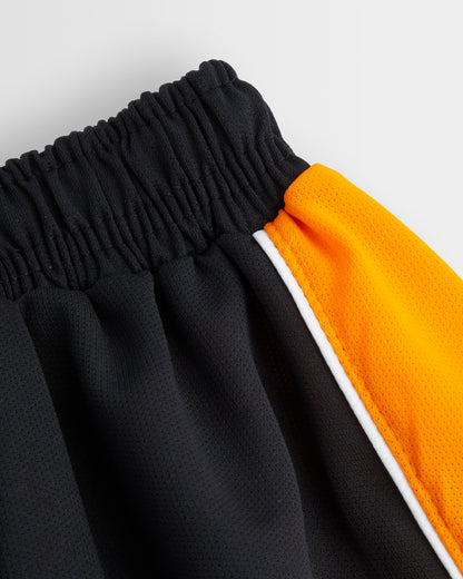 Boys Black/Amber Shorts