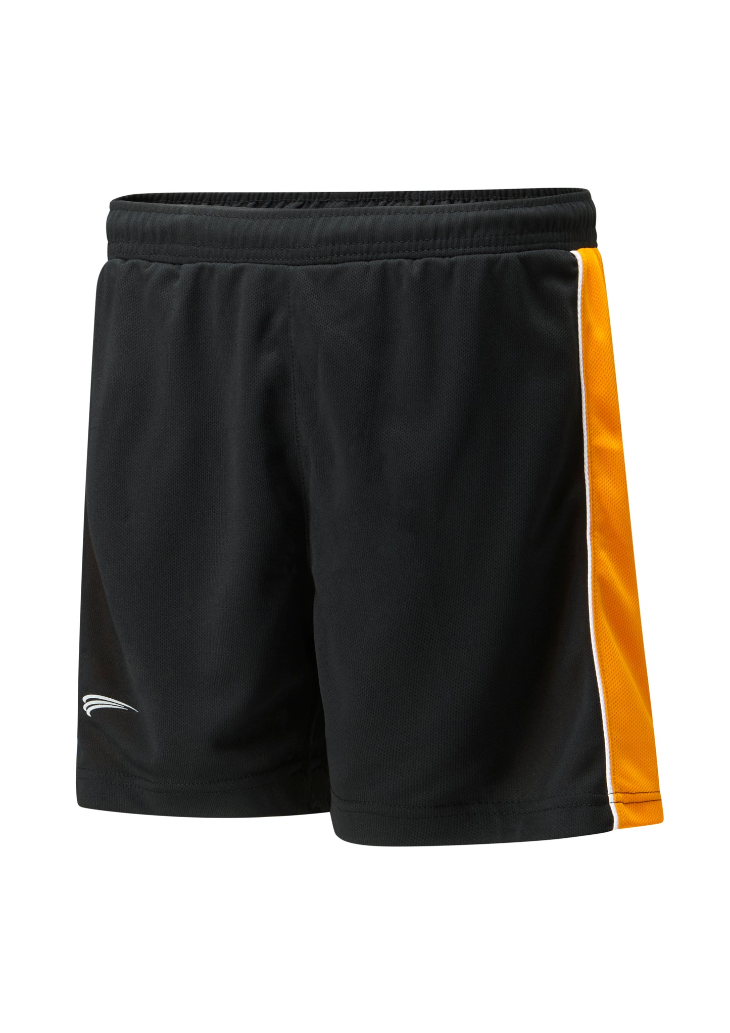 Boys Black/Amber Shorts
