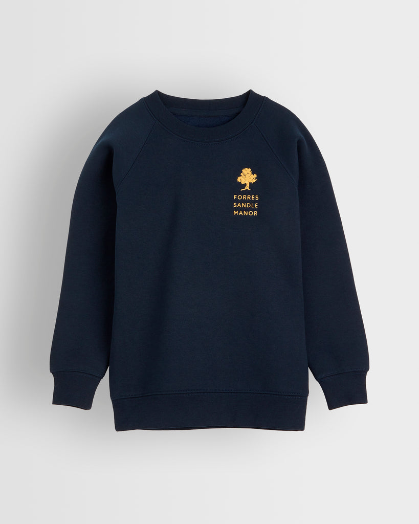 Unisex Navy Crew Neck Sweatshirt