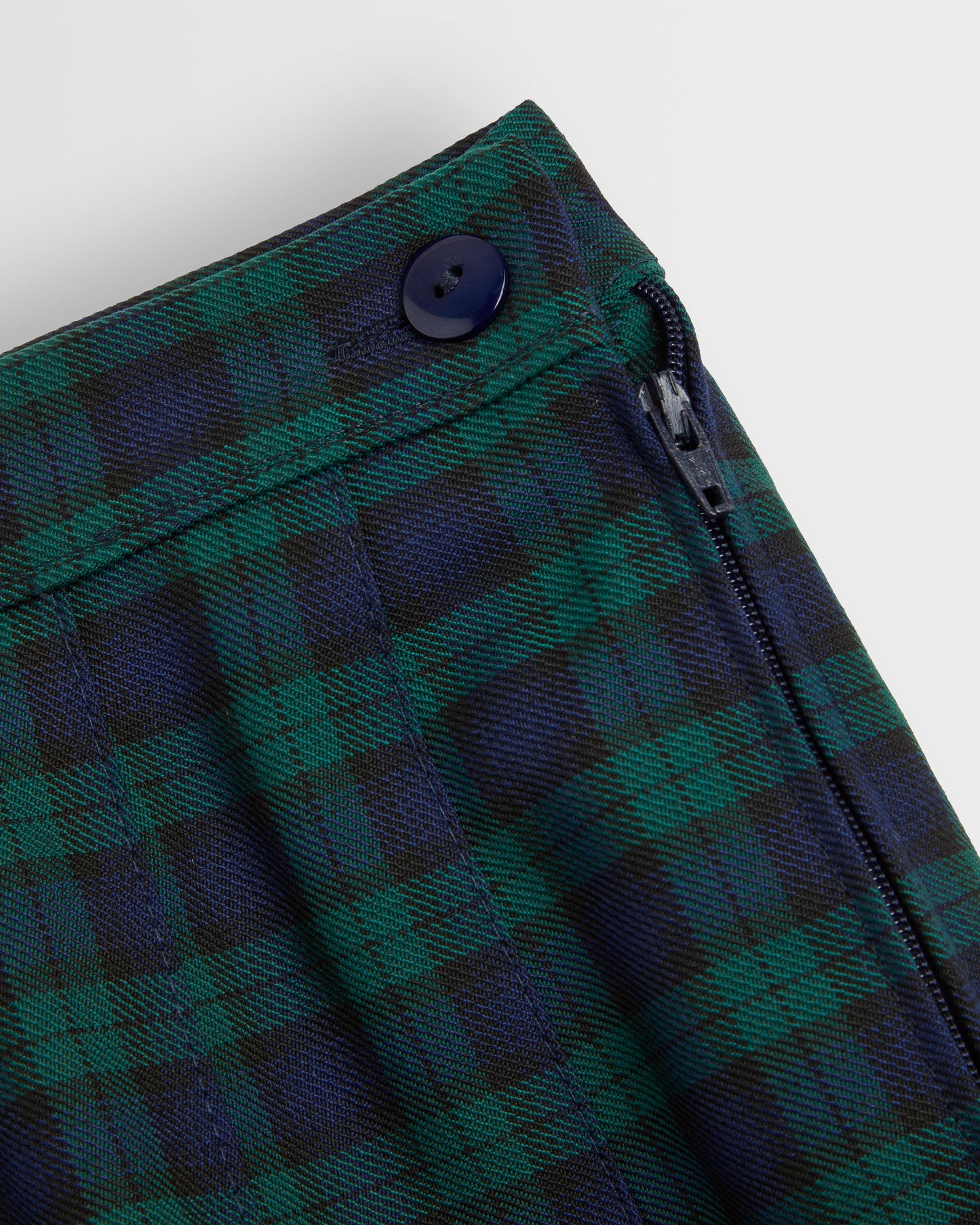Girls Blackwatch Tartan Skirt