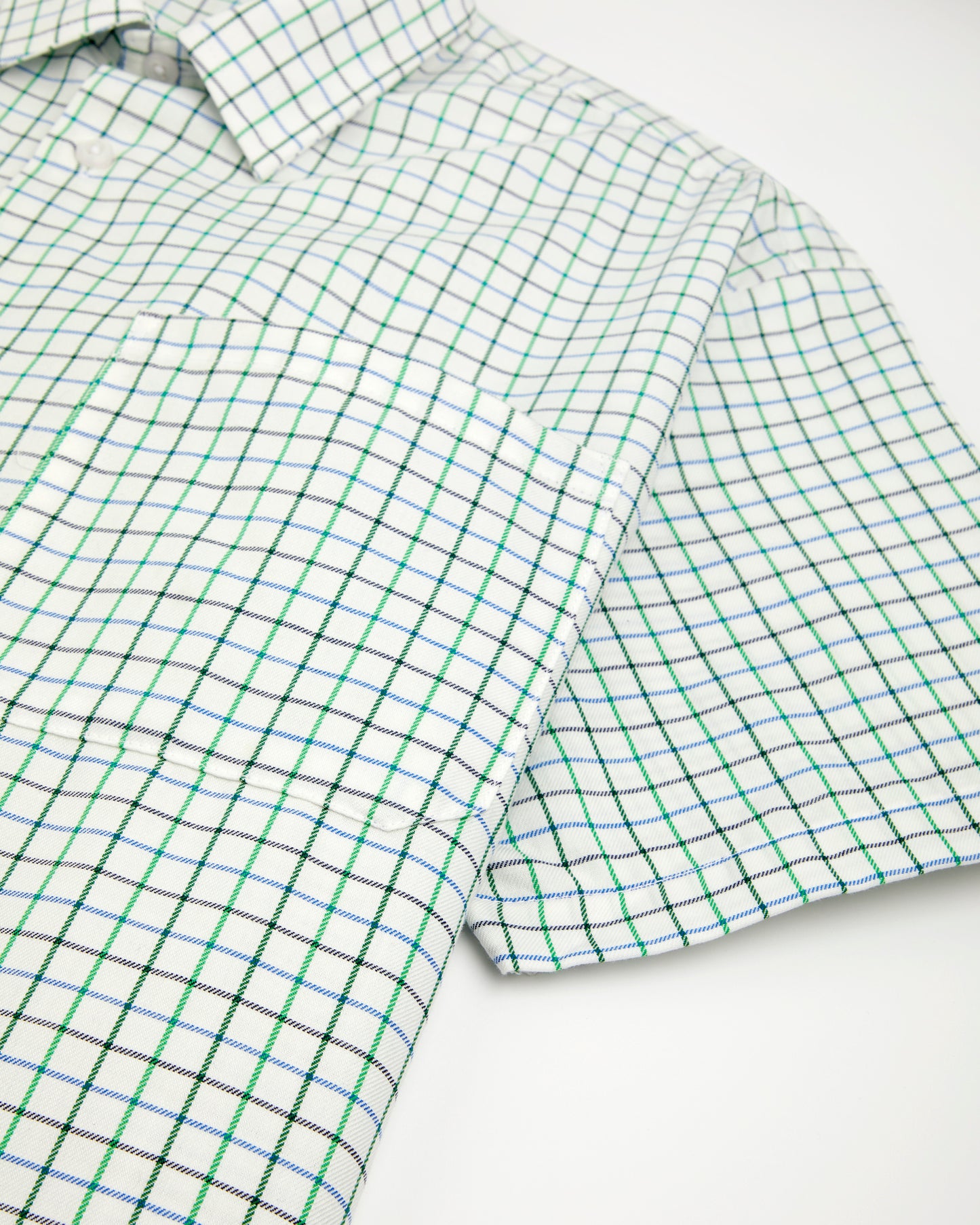 Boys Tattersall Checked Short Sleeve Shirt