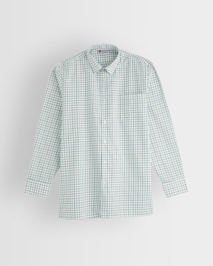 Boys Tattersall Checked Long Sleeve Shirt
