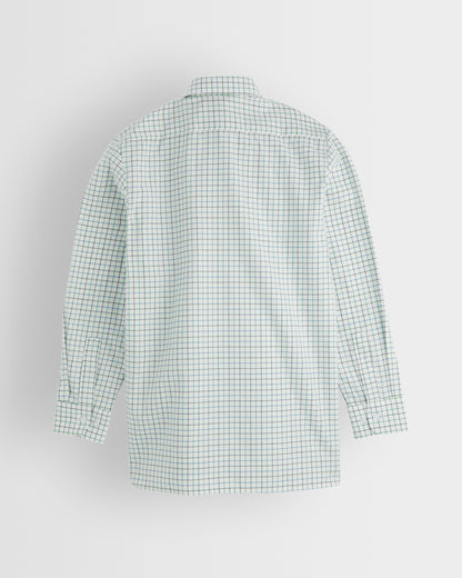 Boys Tattersall Checked Long Sleeve Shirt