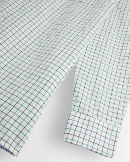 Boys Tattersall Checked Long Sleeve Shirt
