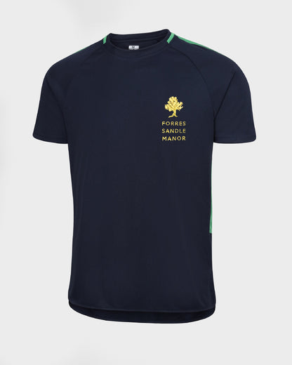 Unisex Navy-Green Games Top