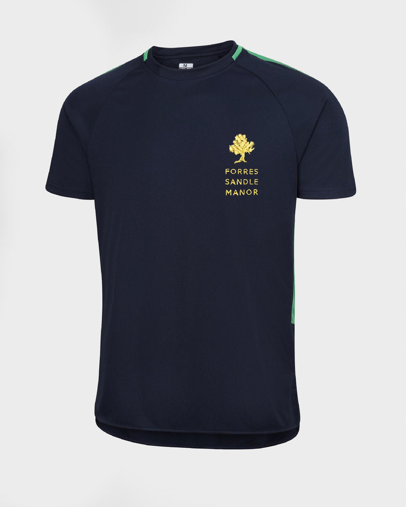 Unisex Navy/Green PE T-Shirt
