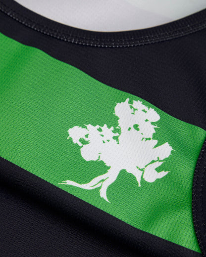 Unisex Navy-Green Athletics Vest Top