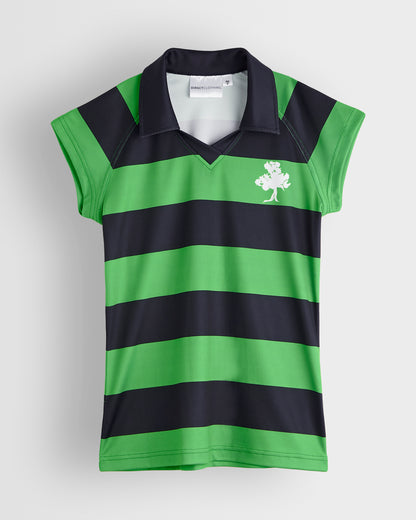 Girls Navy-Green Match Top