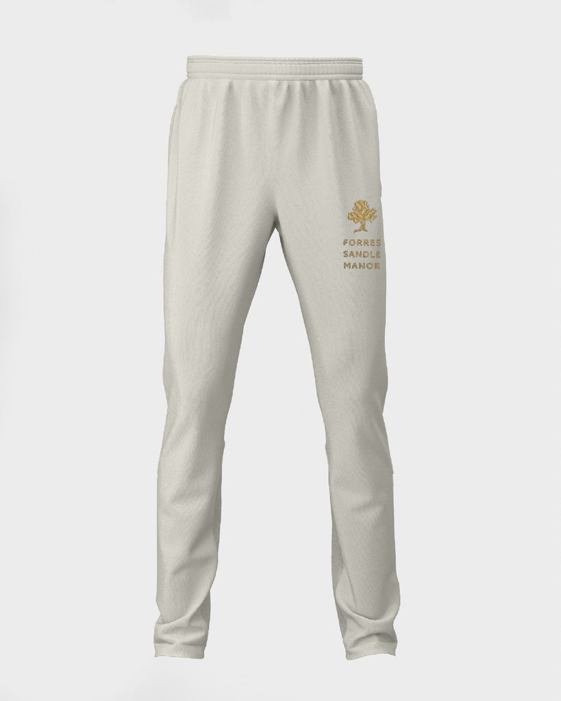 Unisex White Cricket Trousers