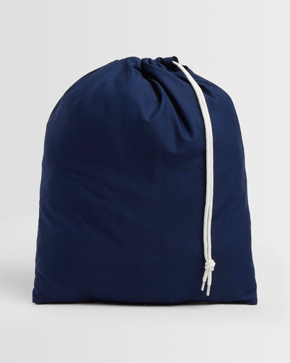 FOR Navy Drawstring Games Bag Front