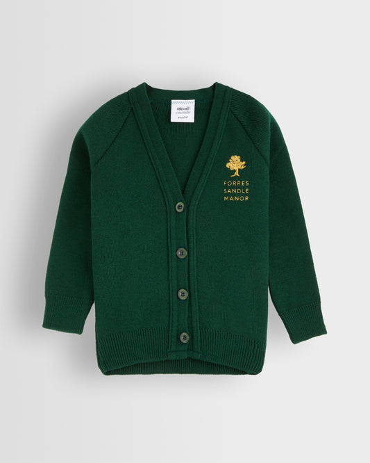 Girls Green Cardigan