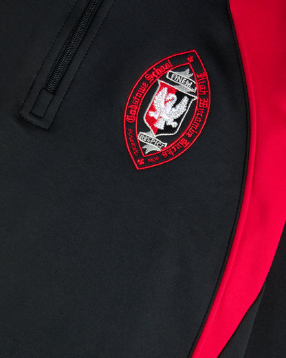 Girls Black-Red Midlayer