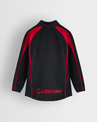 Girls Black-Red Midlayer