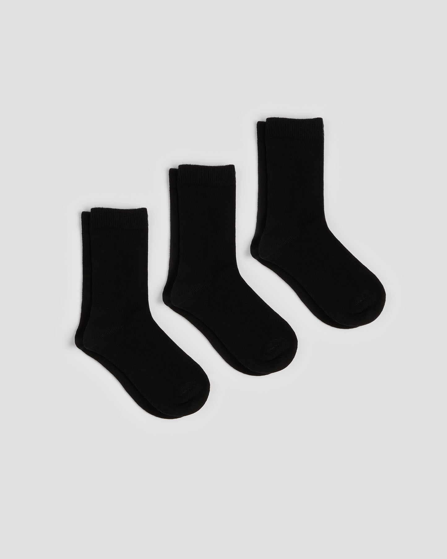 Black Ankle Socks - Pack of 3