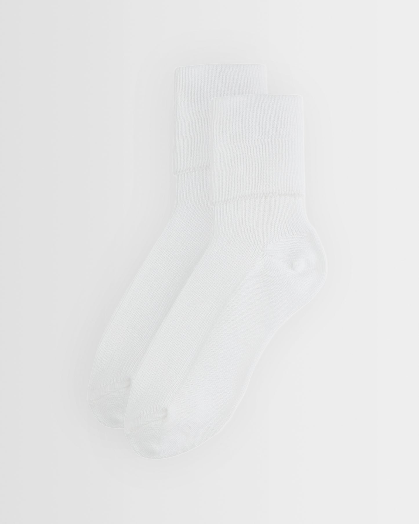 Girls White Ankle Socks