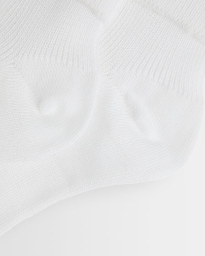 Girls White Ankle Socks