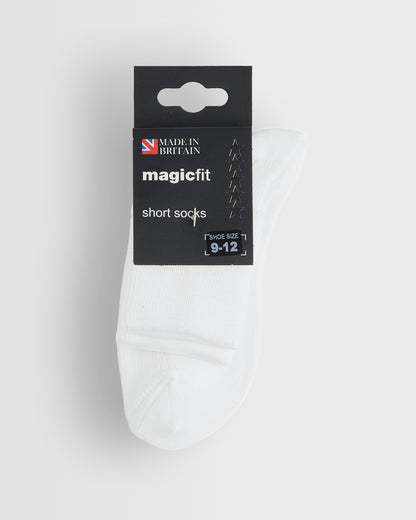 Girls White Ankle Socks
