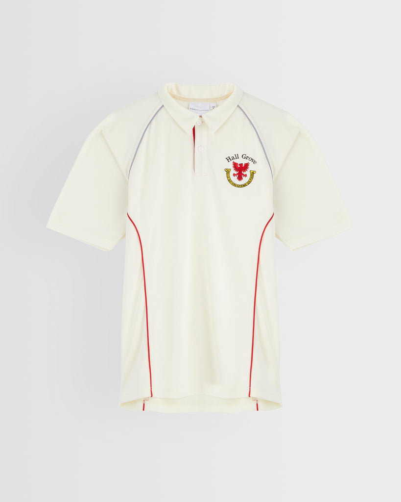 Unisex White Cricket Shirt