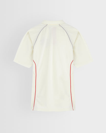 Unisex White Cricket Shirt