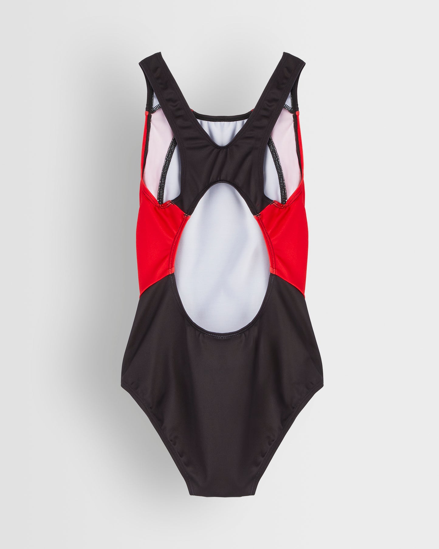 Girls Black - Red Swimming Costume (NEW)