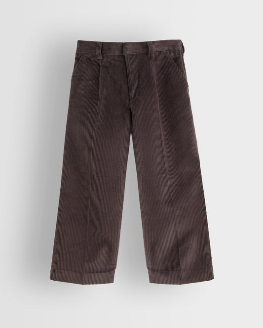 Boys Grey Cord Trousers