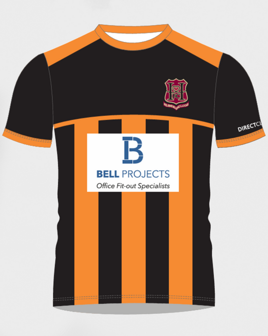 Orange-Black Match Top