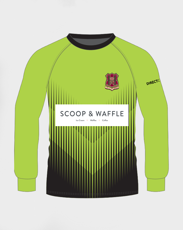 HEA Green/Black Goalkeeper Shirt Front