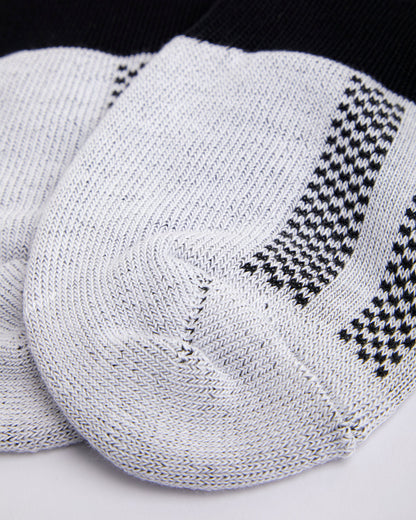 Black/Orange Football Socks