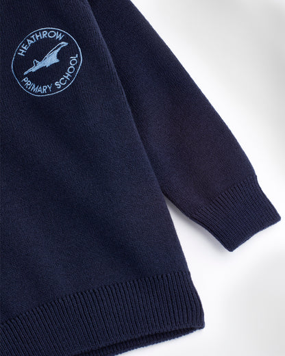 Navy V Neck Pullover