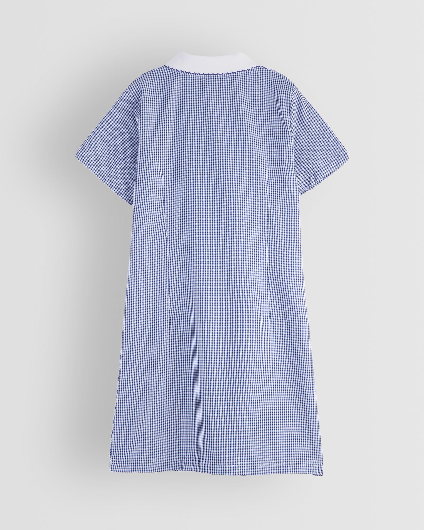 Navy Gingham Summer Dress