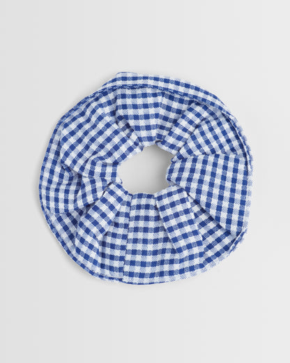 Navy Gingham Summer Dress