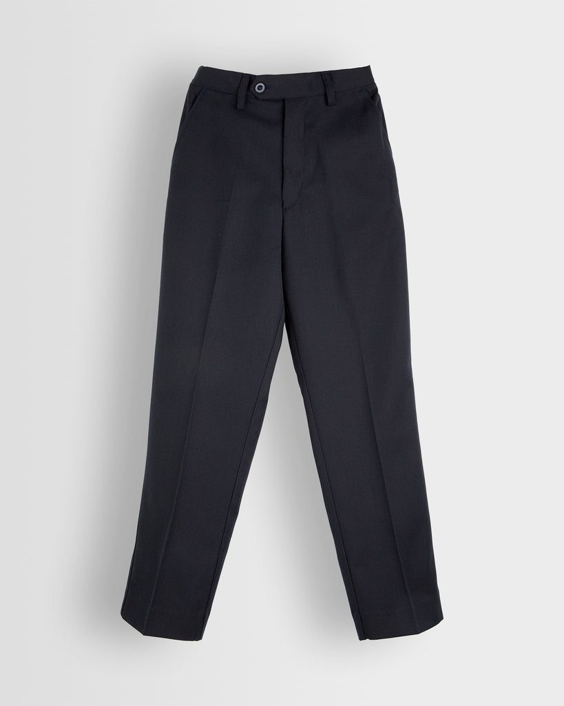 Boys Navy Smart School Trousers