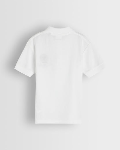 White Polo Shirt- New Logo
