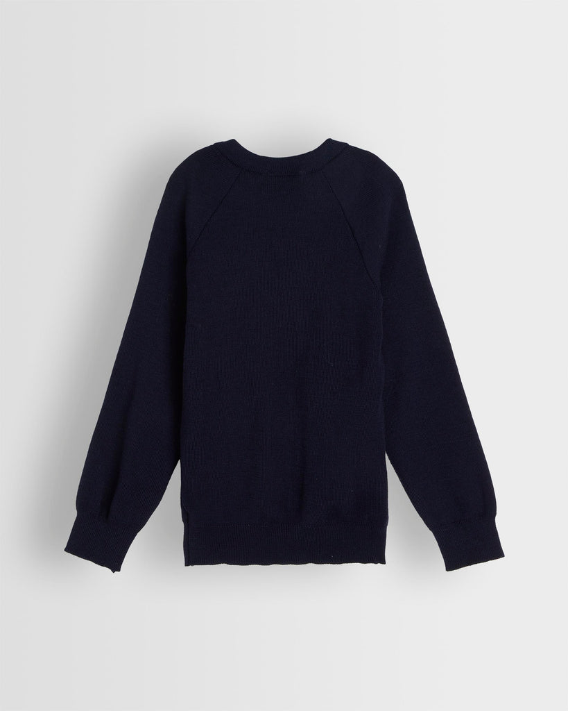 Navy V Neck Sweater New Logo Direct Clothing