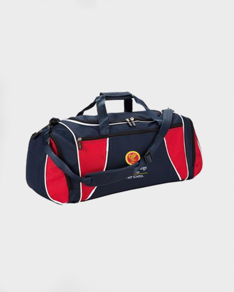 KIN Navy/Red Overnight/Match Bag