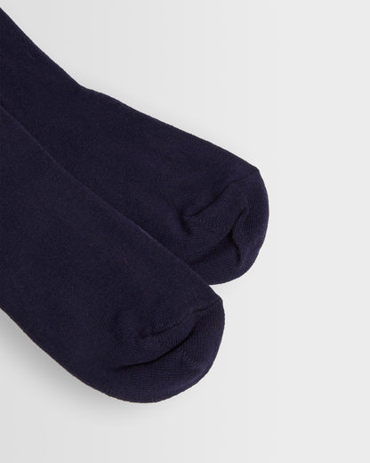 Girls Navy Tights - Pack of 2