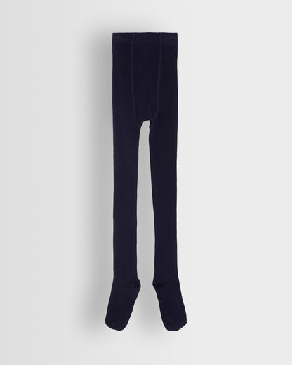 Girls Navy Tights - Pack of 2