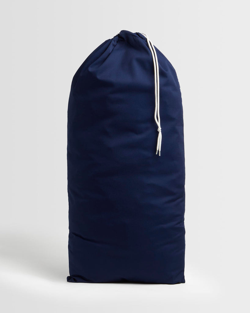Navy Drawstring Bag- Large