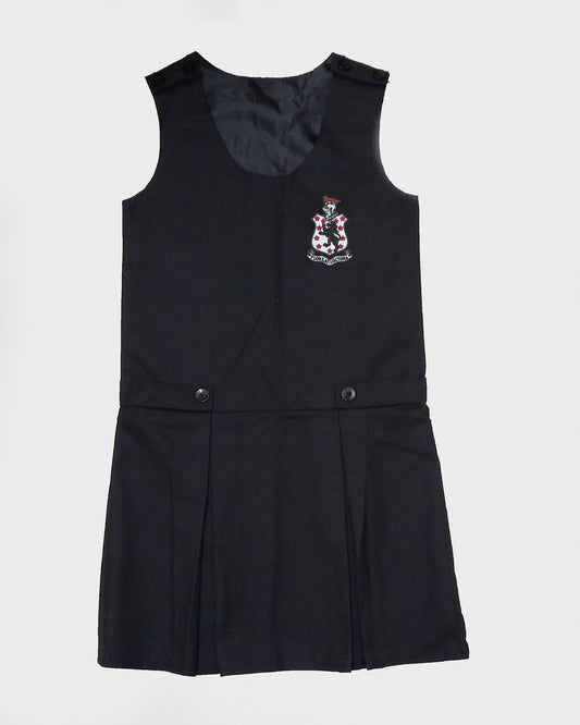 Girls Black Pinafore
