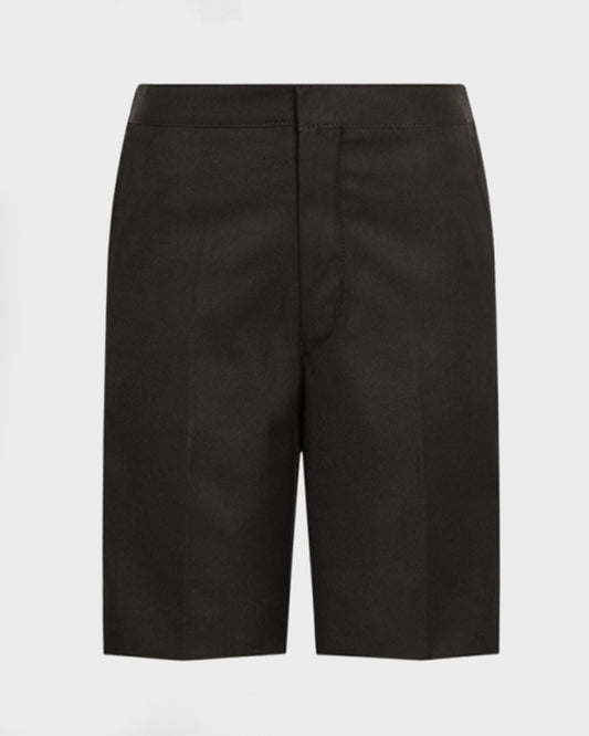 Boys Black Bermuda Shorts